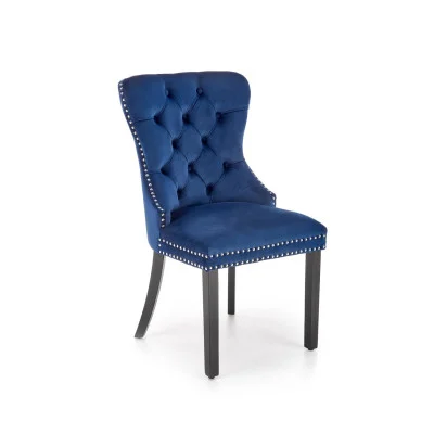 MIYA CHAIR, BLACK / DARK BLUE